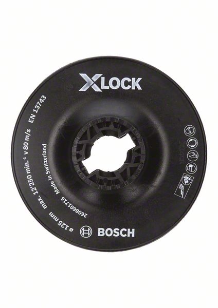 <div>PLATO LIJA AMOLADORA 125MM DURO X-LOCK BOSCH</div>