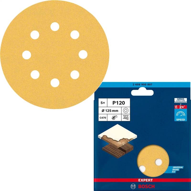 <div>LIJA EXCEN. WOOD-PAINT EXPERT 125 GR120 2608900807</div>