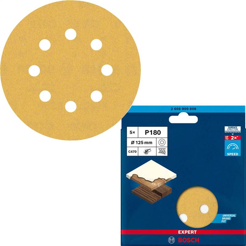 <div>LIJA EXCEN. WOOD-PAINT EXPERT 125 GR180 2608900808</div>