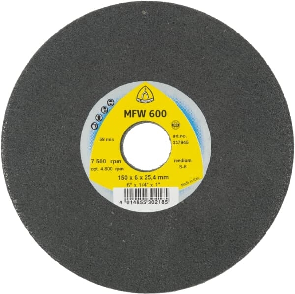 <div>DISCO FIBRA SINT. KLING 125X6MM MFW600 FINO</div>