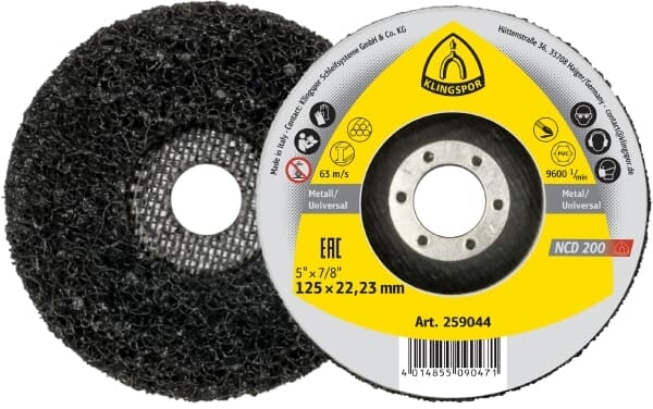 <div>DISCO ABRASIVO DE VELLON KLINGS 125 NCD200 NEGRO</div>