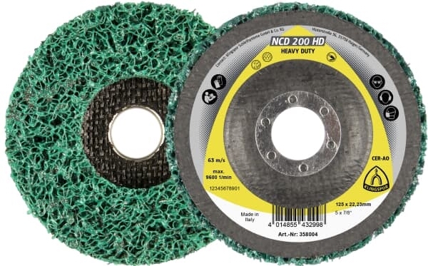 <div>DISCO ABRASIVO DE VELLON KLINGS 125 NCD200HD VERDE</div>