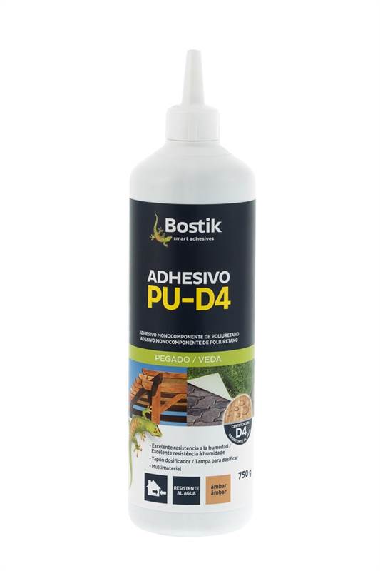 <div>COLA CESPED&MADERA PU-D4 EXTERIOR BOSTIK 750GR</div>