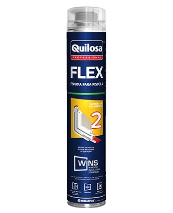 <div>ESPUMA POLIURETANO 750ML WINS FLEX PISTOLA QUILOSA</div>