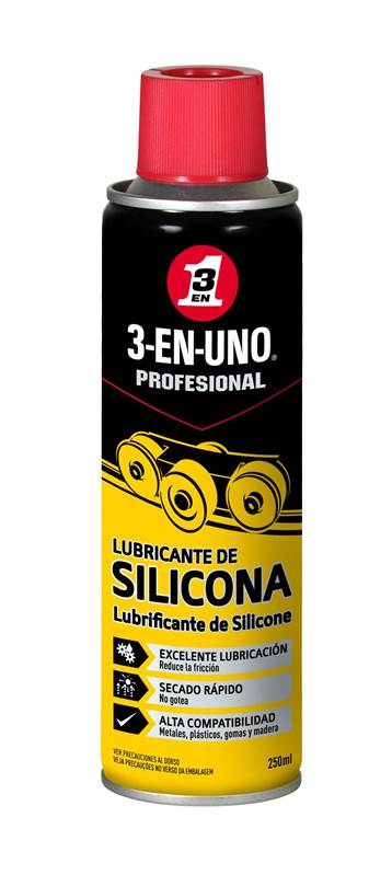 <div>SPRAY LUBRICANTE SILICONA 3-EN-UNO 250ML</div>