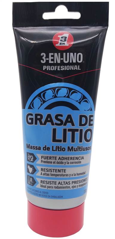 Grasa de litio multiusos 3-EN-UNO Profesional - Mantenimiento industrial -  Grasa de litio multiusos