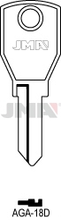 <div>LLAVE COPIA AGA-18 D GRUPO B</div>