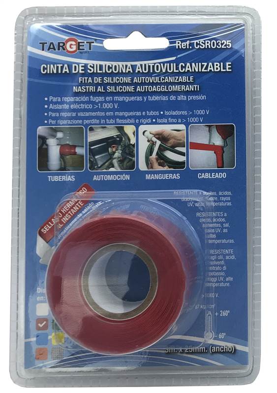 <div>CINTA AUTOVULCANIZABLE SILICONA ROJA</div>