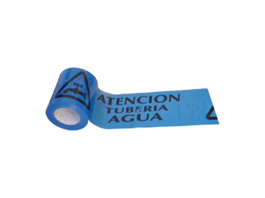 <div>CINTA SEÑALIZACION AGUA 15CM X 200MTS</div>