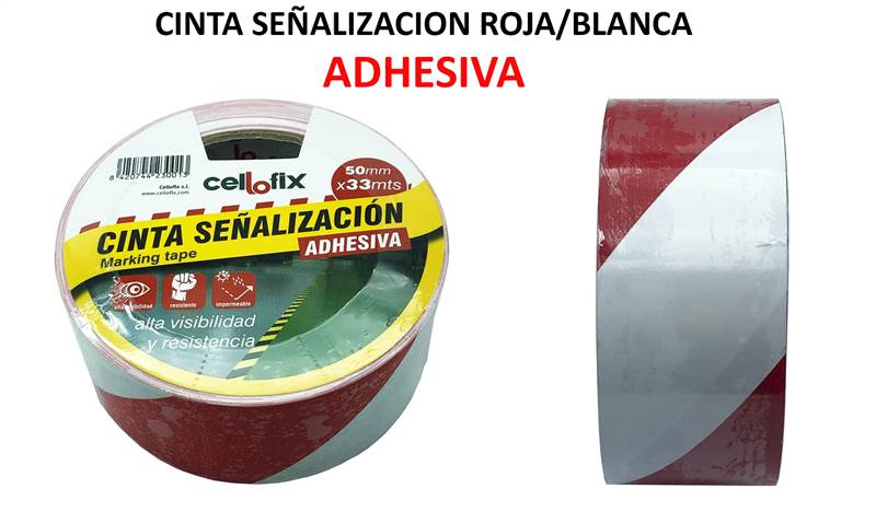 <div>CINTA SEÑALIZACION ROJA/BLANCA ADHESIVA 650</div>