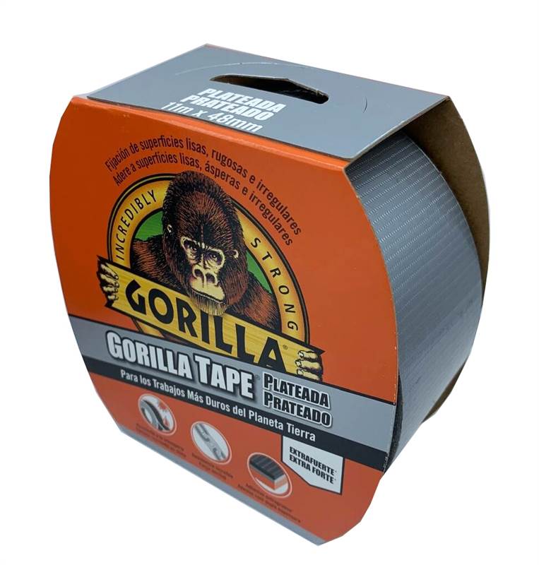 <div>CINTA AMERICANA PLATA GORILLA 48MM X 11M</div>