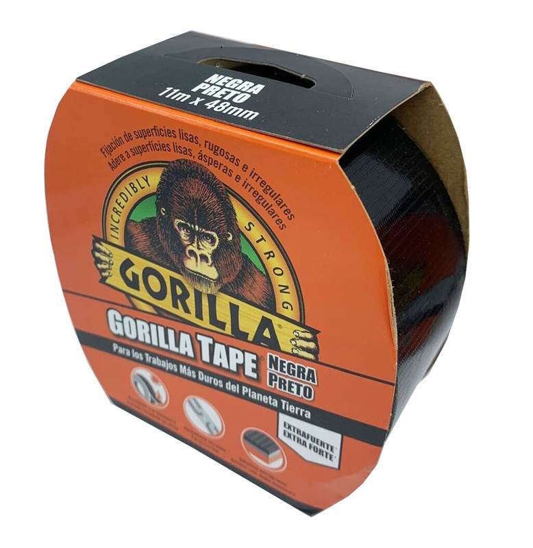 <div>CINTA AMERICANA NEGRA GORILLA 48MM X 11M</div>