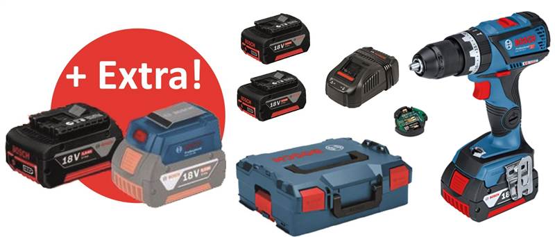 <div>TALADRO BOSCH GSB 18V-60 C +2BAT.X5,0AH+USB+BOX</div>
