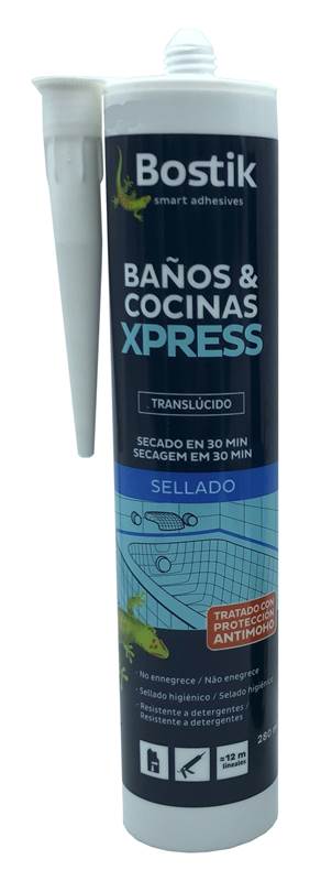 <div>SILICONA BAÑO/COCINA TRANSP. 280ML BOSTIK</div>