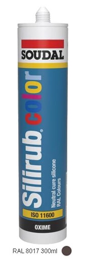 <div>SILICONA NEUTRA RAL8017MARRON CHOCO. SILIRUBCOLOR</div>