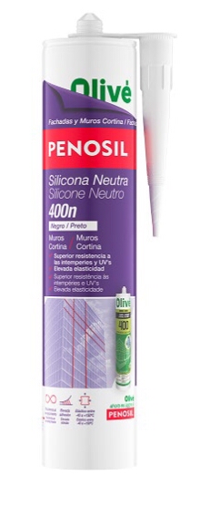 <div>SILICONA NEUTRA NEGRA 400N PENOSIL SELL-MURO CORT</div>