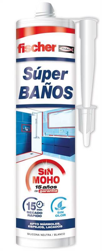 <div>SILICONA BAÑO BLANCA 280ML FISCHER</div>