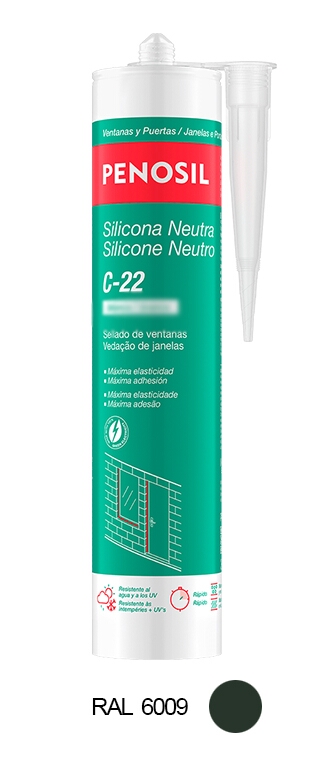 <div>SILICONA NEUTRA VERDE RAL6009 PENOSIL C-22</div>