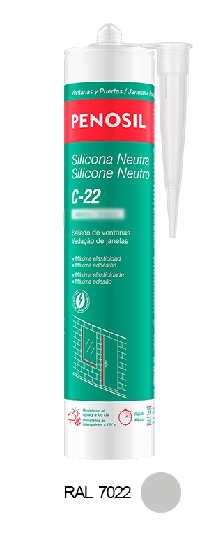 <div>SILICONA NEUTRA GRIS SOMBRA RAL7022 PENOSIL C-22</div>