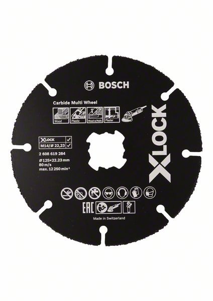 <div>DISCO MULTIMATERIAL 125 BOSCH CARBURO X-LOCK</div>