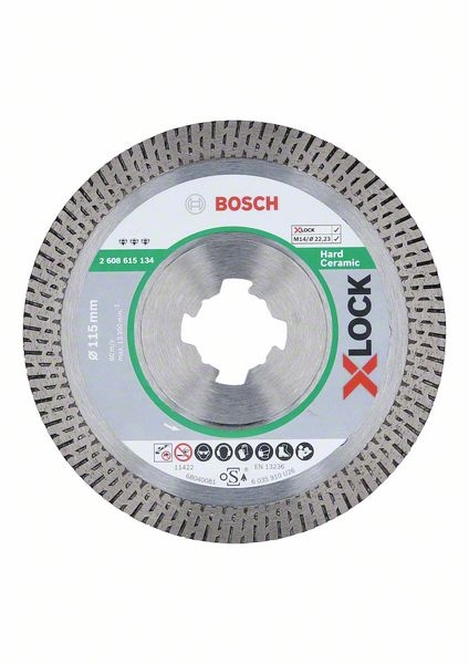 <div>DISCO DIAMANTE 115 BOSCH X-LOCK FERRO.-PORCEL.DURO</div>