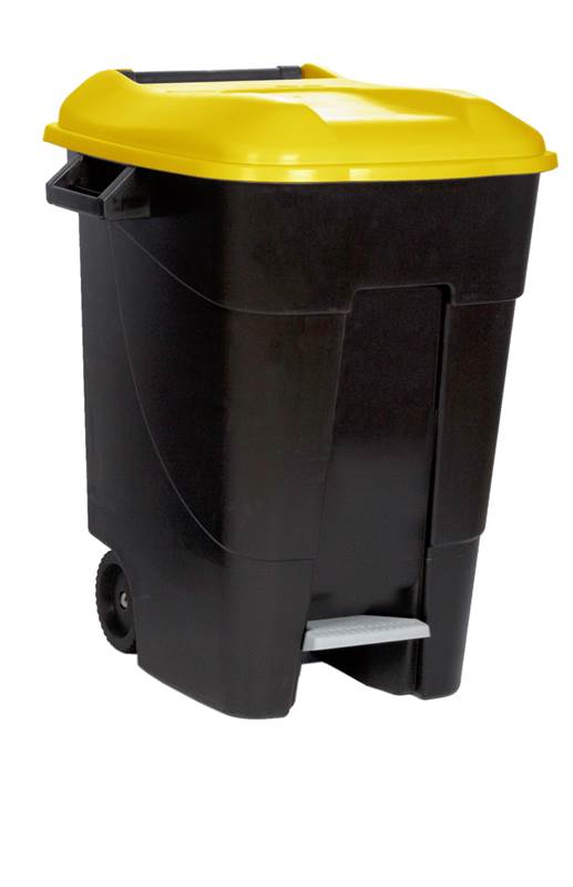 <div>CUBO SELECTIVO 100L PEDAL AMARILLO 421013</div>