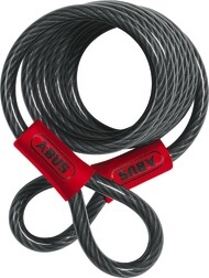 <div>CABLE SEGURIDAD CANDADO ABUS 1,85M FORRADO</div>