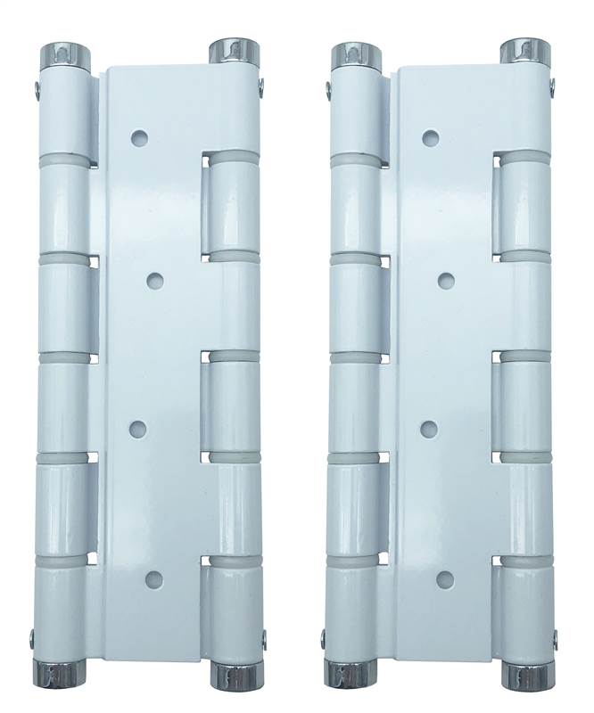 <div>BISAGRA DOBLE ACCION 180X80 ALUM.BLANCA (JGO 2U)</div>