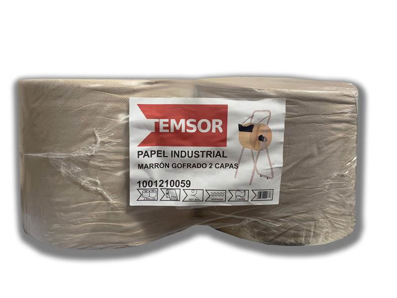 <div>PAPEL INDUSTRIAL MARRON GOFRADO 2 CAPAS (2 UND)</div>