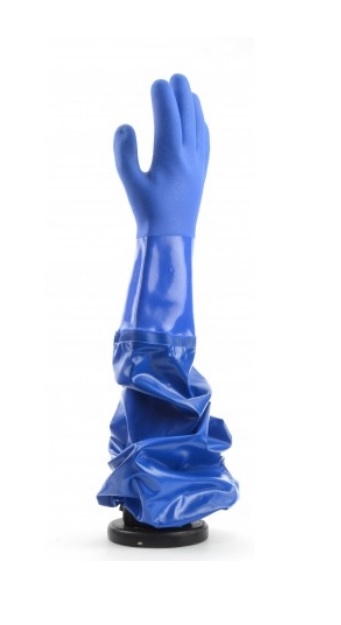 <div>GUANTE PVC AZUL DOBLE BAÑO</div>