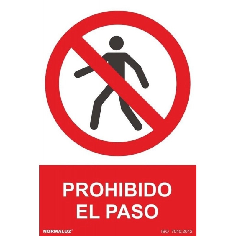 <div>SEÑAL PROHIBIDO PASO 300X400MM</div>