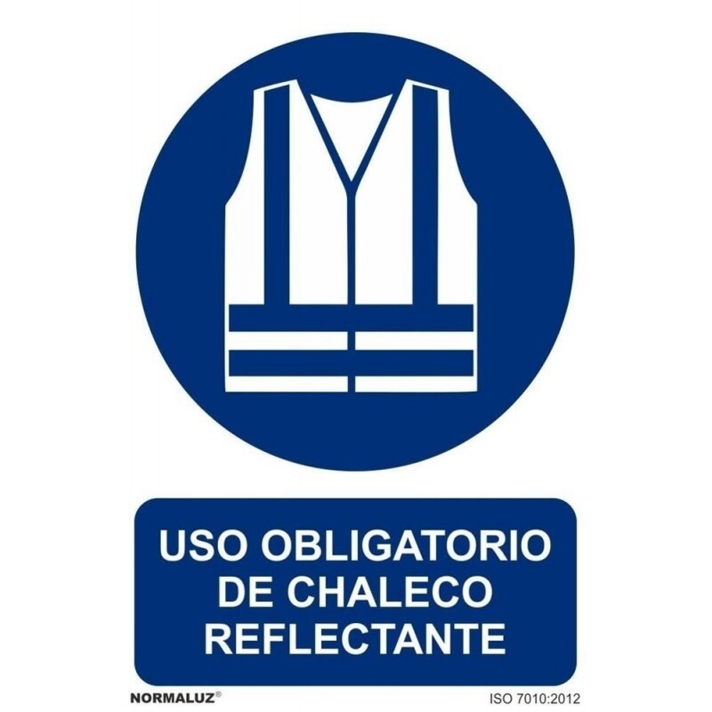 <div>SEÑAL USO OBLIGATORIO CHALECO REFLEC. 210X300MM</div>