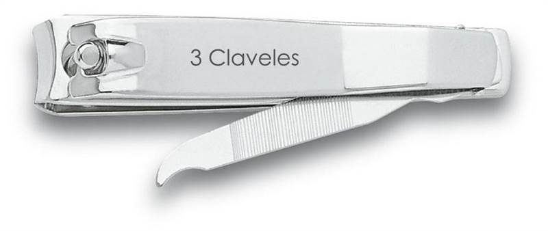 <div>CORTAUÑAS C/LIMA GRANDE 8 CM 3 CLAVELES</div>