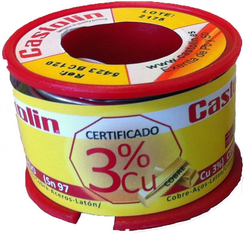 <div>ESTAÑO COBRE CASTOLIN 100G 2MM</div>