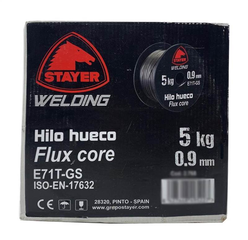 <div>HILO SOLDAR HUECO FLUX 0,9 5KG STAYER</div>