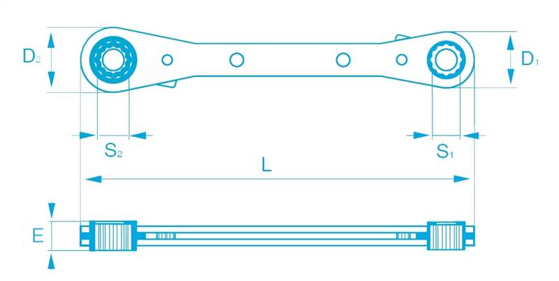 <div>LLAVE ESTRELLA PLANA CARRACA 18-19 ACESA *</div>