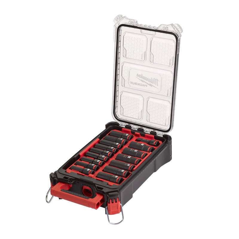 <div>LLAVE VASO IMPACTO 1/2 MILW. 16 VASOS PACKOUT</div>