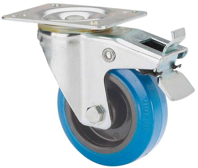 <div>RUEDA 121 GOMA AZUL PLACA G FRENO</div>