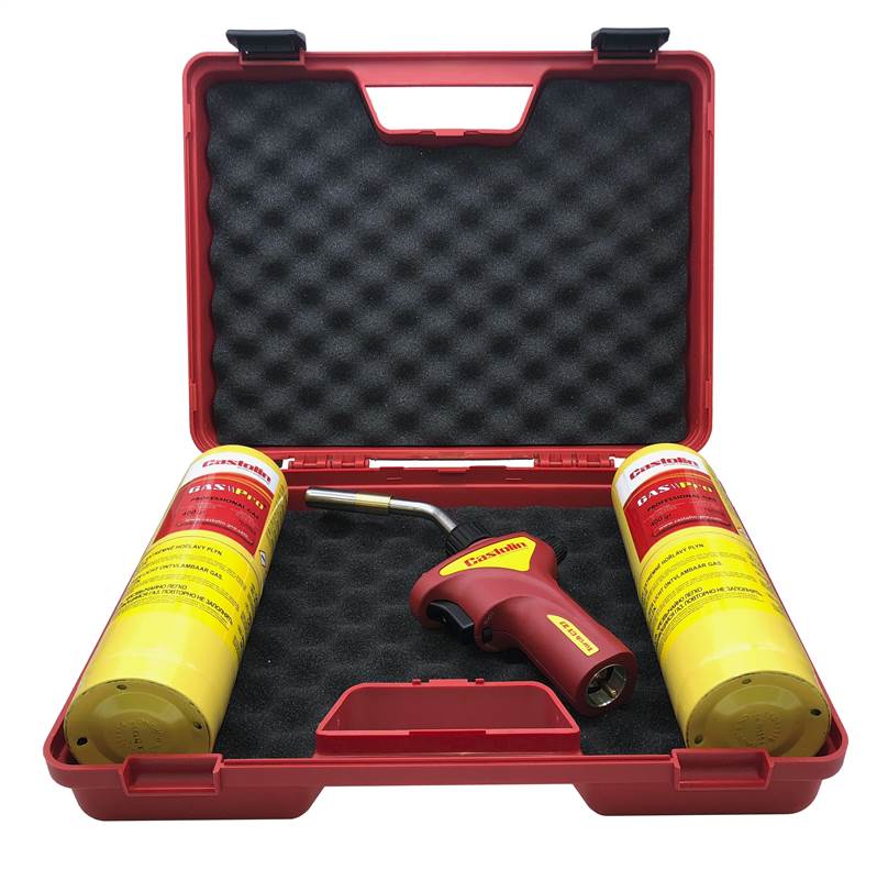 <div>SOPLETE GAS PRO CASTOLIN KIT + 2 CARTUCHOS + MALET</div>