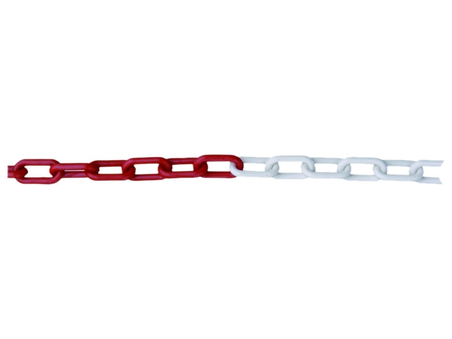 <div>CADENA PLASTICO BLAN/ROJO 25M. 6MM</div>