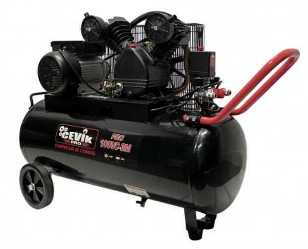 <div>COMPRESOR 100L VC CORREAS CEVIK 3HP 230V</div>