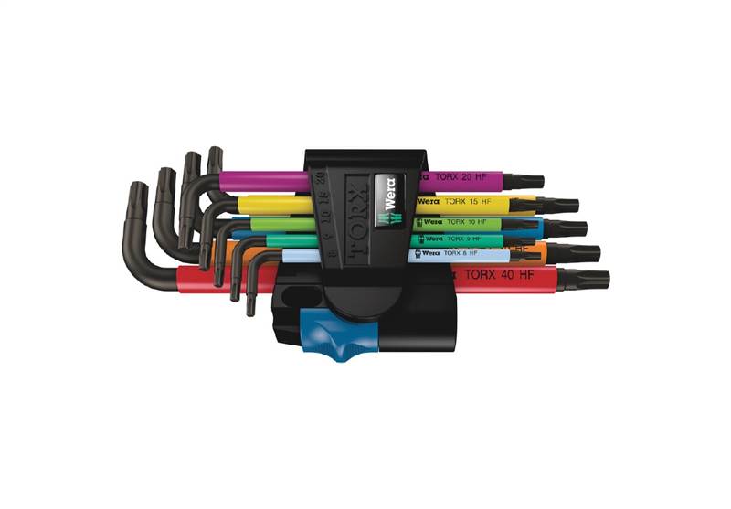 <div>LLAVE TORX WERA JGO. 9P  MULTICOLOR</div>