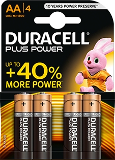 <div>PILA ALCALINA DURACELL AA PLUS POWER LR06</div>