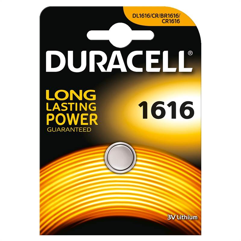 <div>PILA BOTON 1616 DURACELL</div>