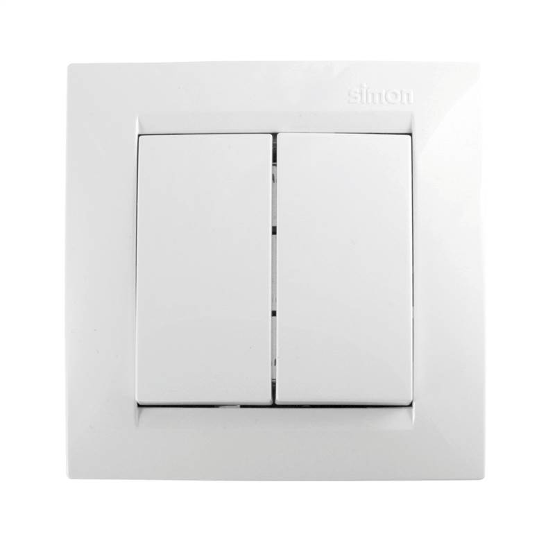 <div>CONMUTADOR DOBLE SIMON-15 BLANCO F1590397030</div>