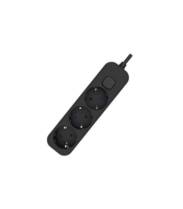<div>BASE 3 T/T C/CABLE 1,5 MTS + INTERRUP. NEGRA</div>
