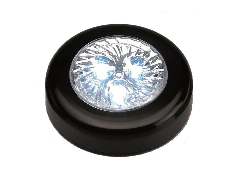 <div>PULSADOR LUZ 3 LEDS NEGRO METALIZADO</div>