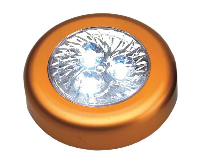 <div>PULSADOR LUZ 3 LEDS NARANJA METALIZADO</div>