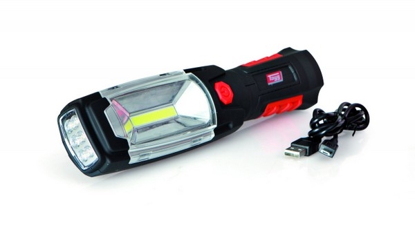 <div>LINTERNA LED 3W COB+6 LED TAYG RECARGABLE 502606</div>