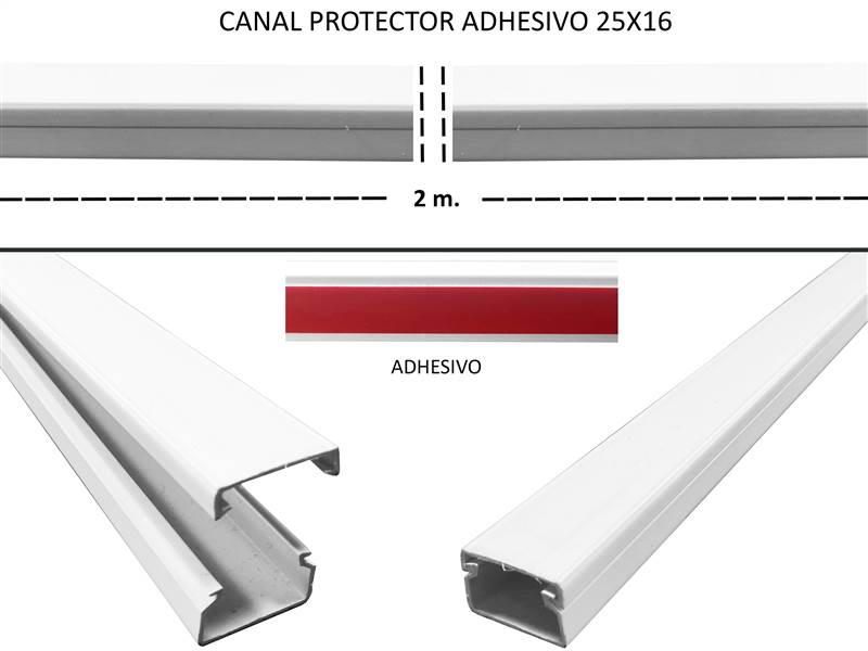 <div>CANAL PROTECTOR ADHESIVO 25X16 (12U) **</div>